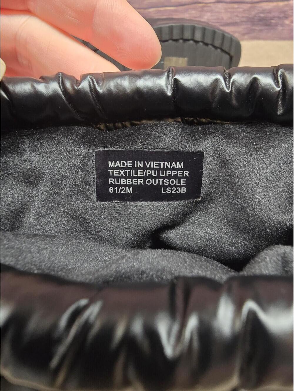Michael Kors Muse Pull On Fine Nylon Boot Bootie Black Size 6.5 – New - Picture 6 of 7